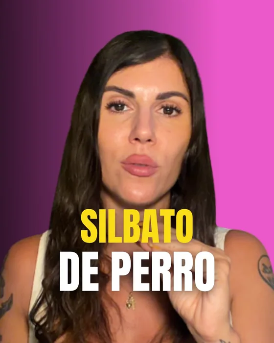 Publicación de Instagram de Déborah Murcia sobre el silbato de perro como técnica de manipulación